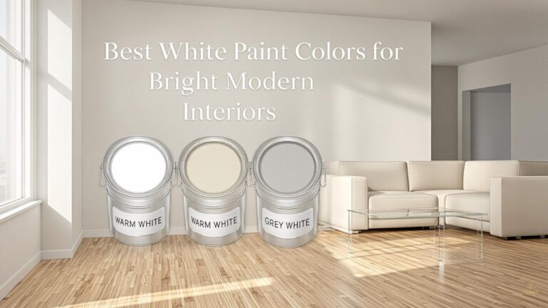 Best White Paint Colors for Bright Modern Interiors