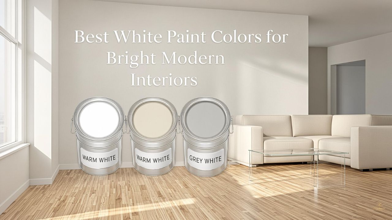 Best White Paint Colors for Bright Modern Interiors