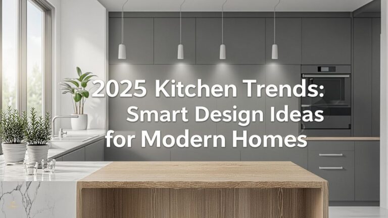 2025 Kitchen Trends: Smart Design Ideas for Modern Homes