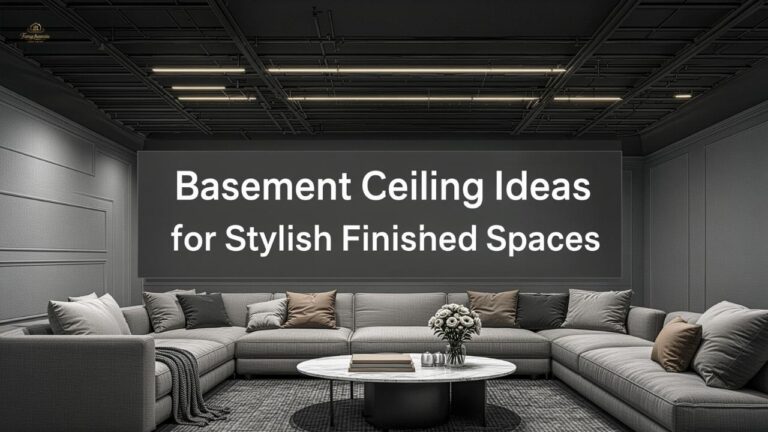 Basement Ceiling Ideas for Stylish Finished Spaces