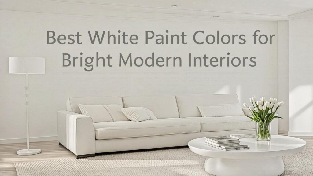 Best White Paint Colors for Bright Modern Interiors