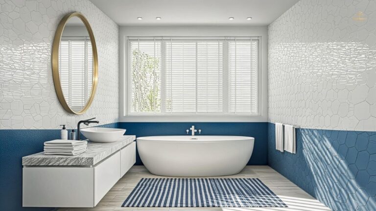 Blue and White Bathroom Ideas for Elegant Modern Spaces