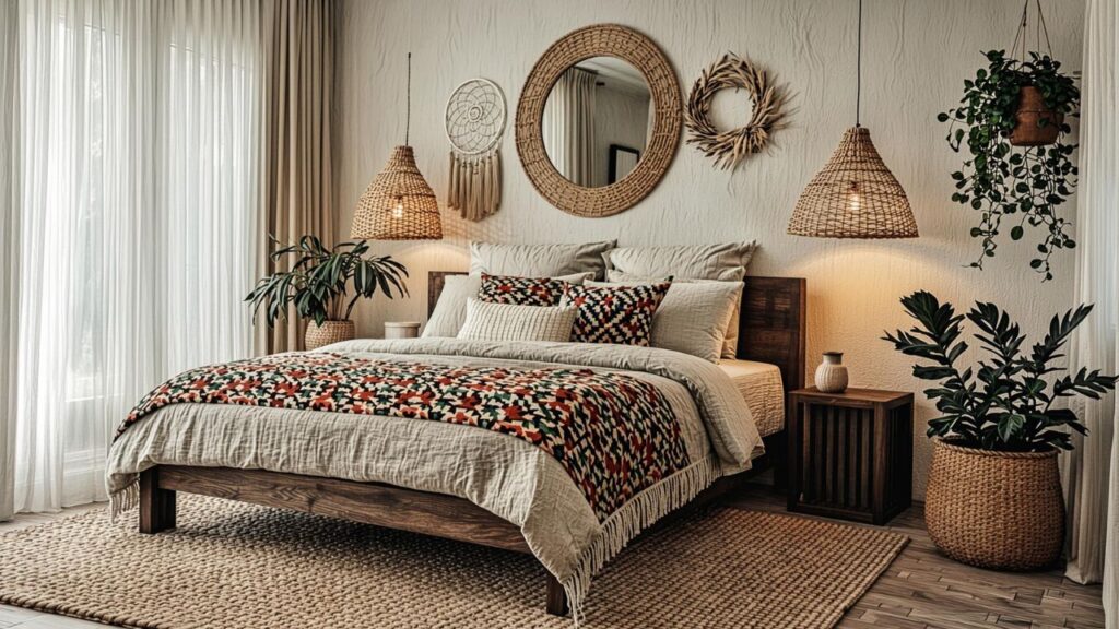 Bohemian bedroom Ideas for a Warm, Layered Boho Retreat