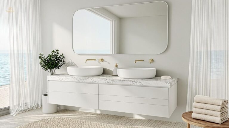 Coastal Bathroom Ideas to Create a Calm Beach-Inspired Space