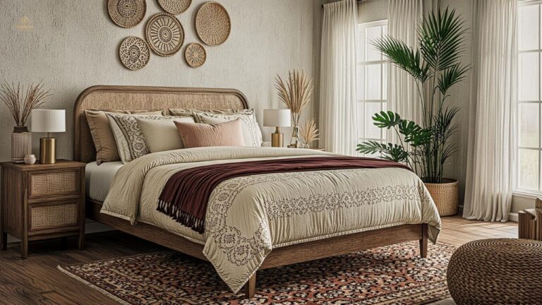 Bohemian bedroom Ideas for a Warm, Layered Boho Retreat