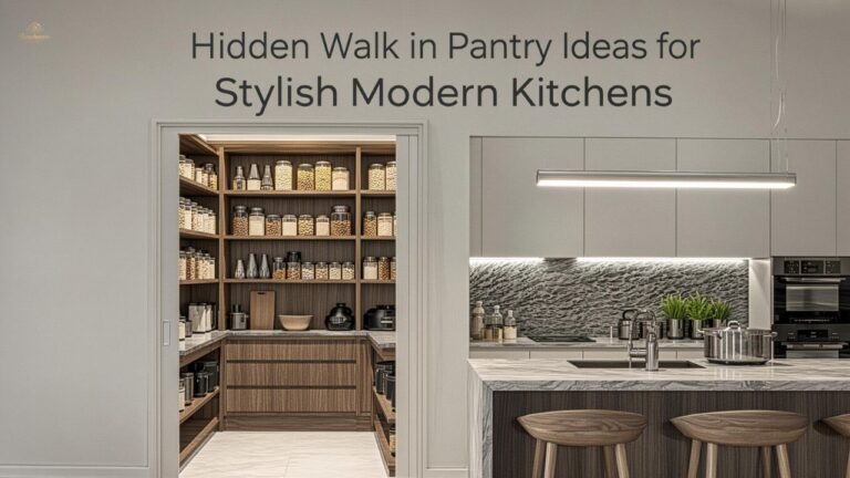 Hidden Walk In Pantry Ideas for Stylish Modern Kitchens