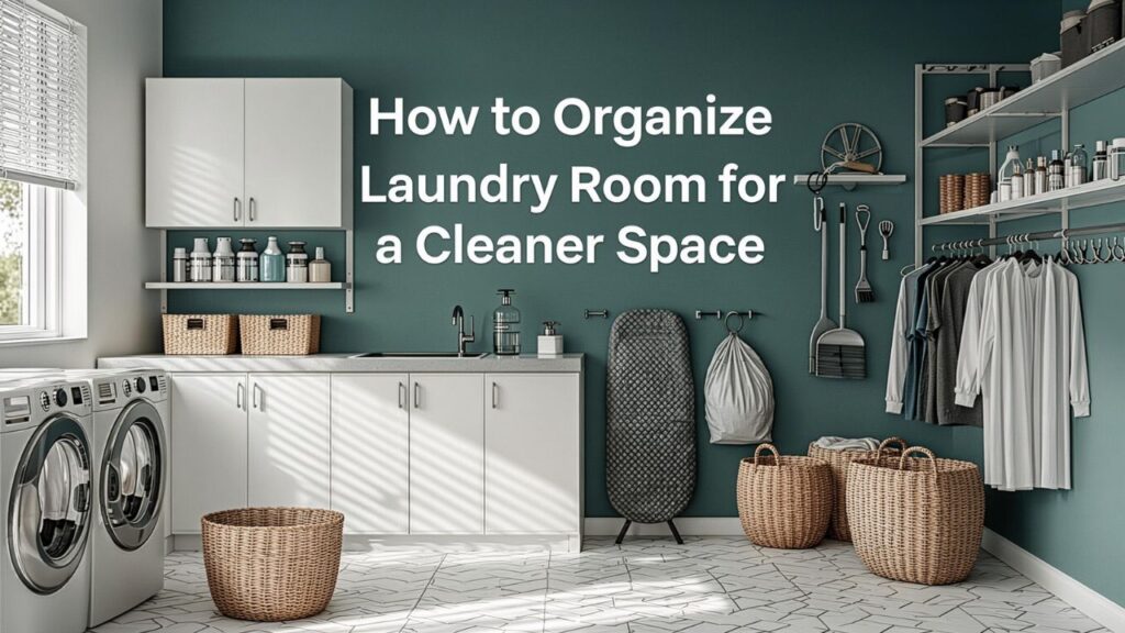 How to Organize Laundry Room for a Cleaner Space