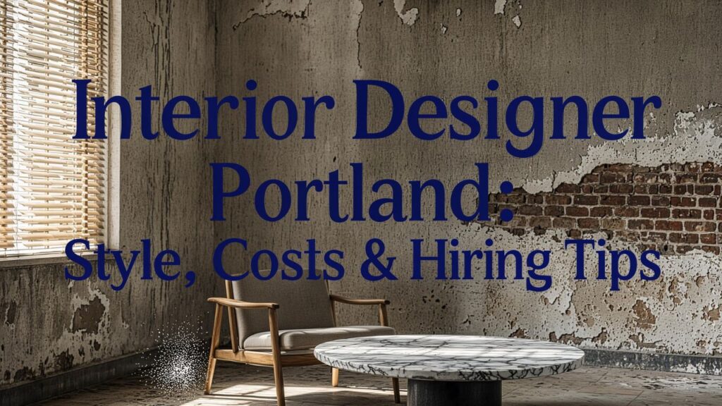 Interior Designer Portland: Style, Costs & Hiring Tips