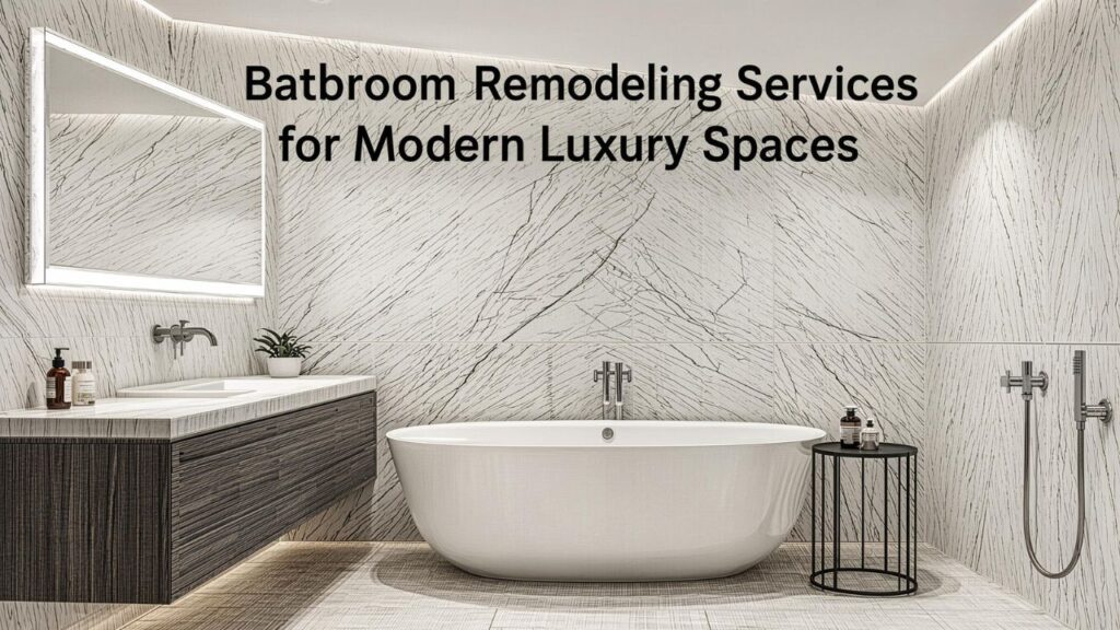 Bathroom Remodeling Services for Modern Luxury Spaces