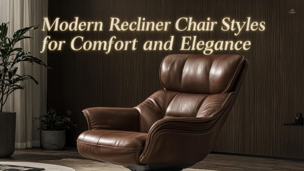 Modern Recliner Chair Styles for Comfort and Elegance