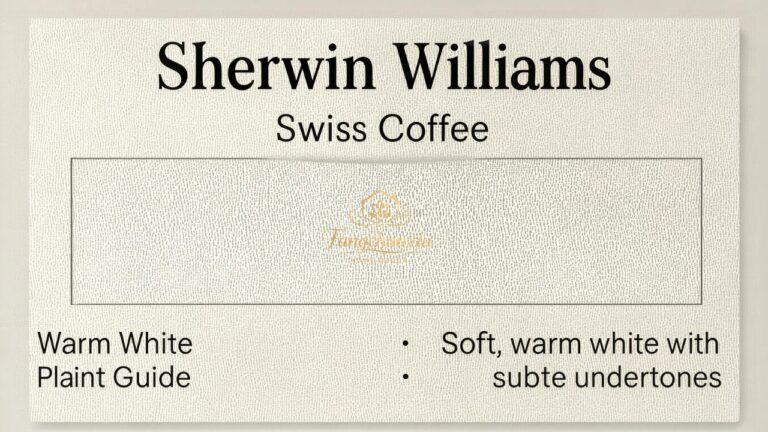 Swiss Coffee Sherwin Williams: Warm White Paint Guide