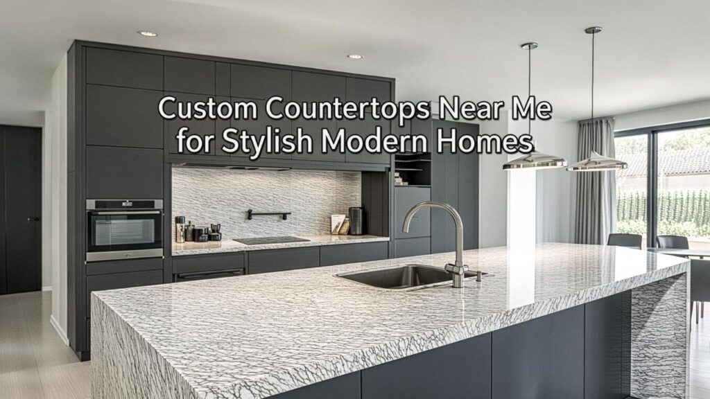 Custom Countertops Near Me for Stylish Modern Homes