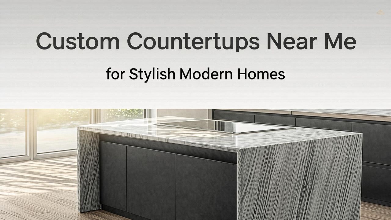 Custom Countertops Near Me for Stylish Modern Homes
