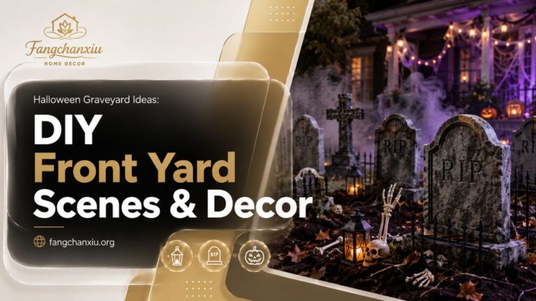 Halloween Graveyard Ideas: DIY Front Yard Scenes & Decor