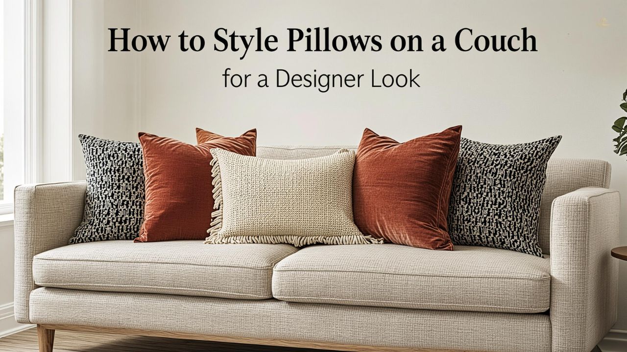 How to Style Pillows on a Couch for a Designer Look Today