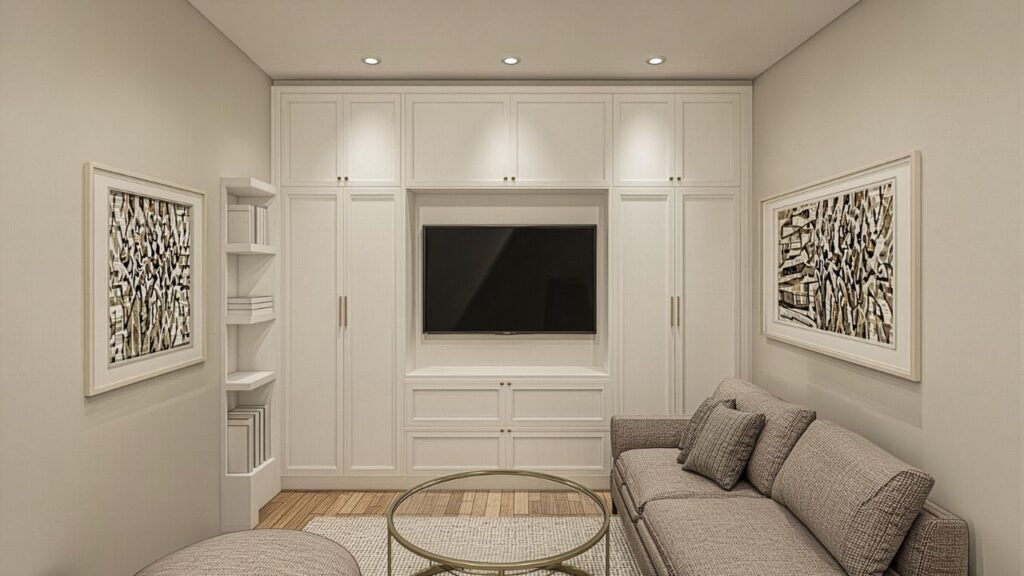 Small Living Room Ideas With TV That Maximize Space