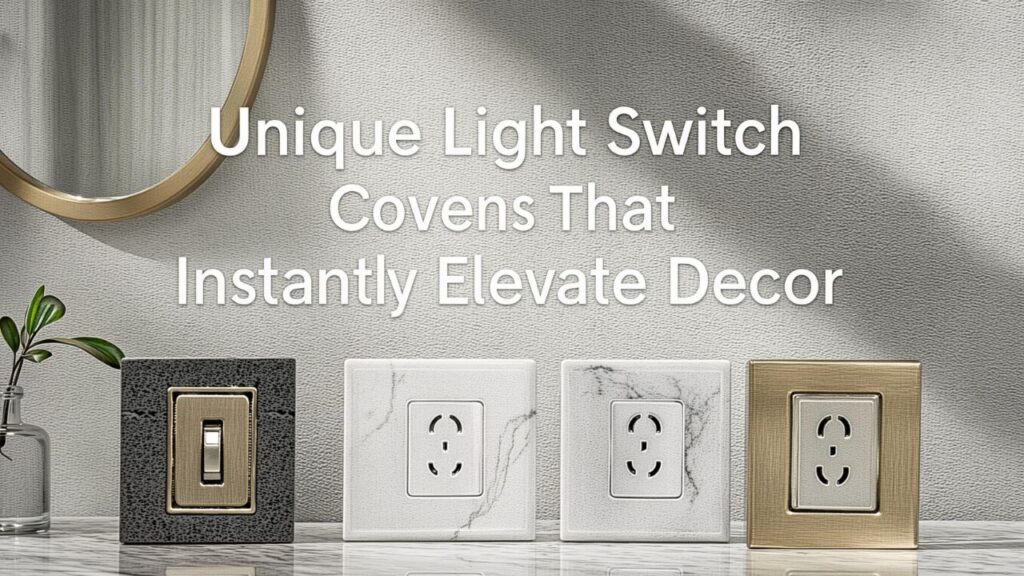 Unique Light Switch Covers That Instantly Elevate Decor

Unique Light Switch Covers That Instantly Elevate Decor
